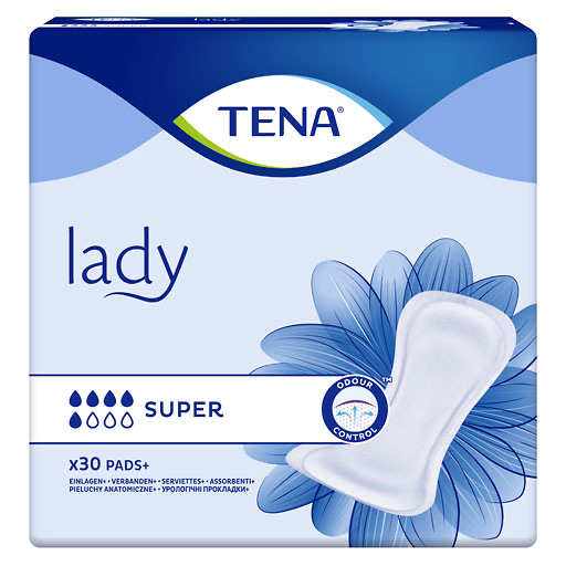 TENA LADY super Inkontinenz Einlagen 30 St