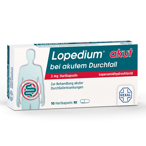 LOPEDIUM akut bei akutem Durchfall Hartkapseln* 10 St