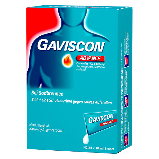 GAVISCON Advance Pfefferminz 1000mg/200mg SUS Btl.* 24x10 ml