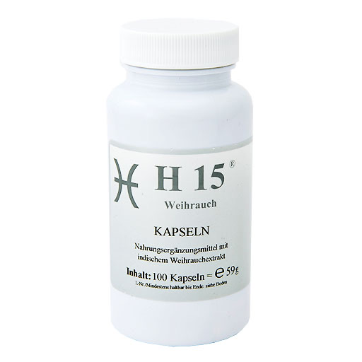H 15 Weihrauchkapseln 350 mg 100 St  
