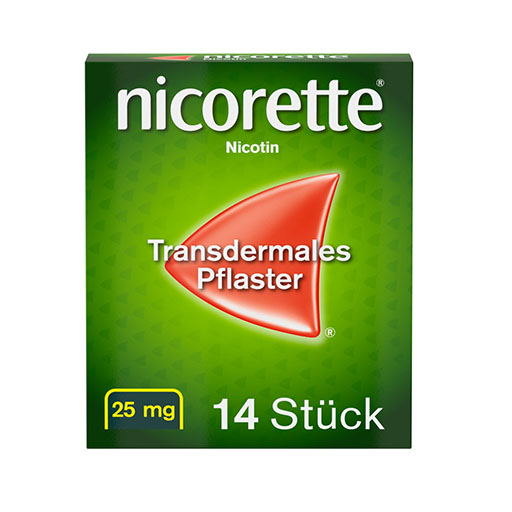 nicorette® 14 Nikotinpflaster, 25 mg Nikotin* 14 St
