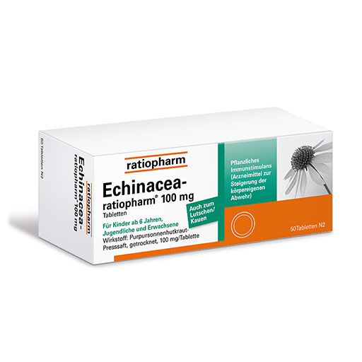 ECHINACEA-RATIOPHARM 100 mg Tabletten* 50 St