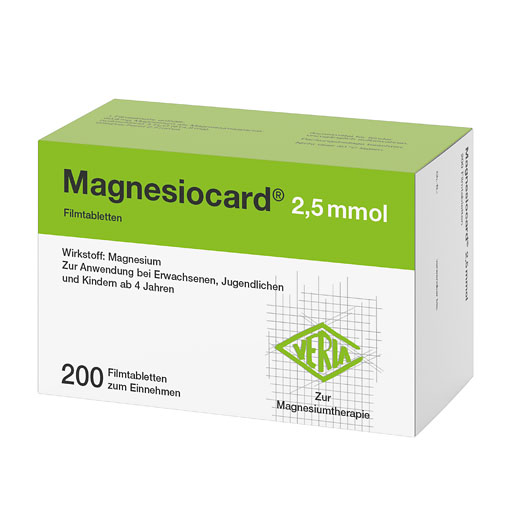 MAGNESIOCARD 2,5 mmol Filmtabletten* 200 St