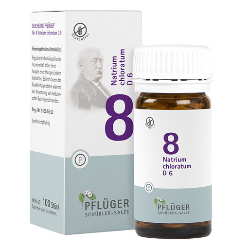 BIOCHEMIE Pflüger 8 Natrium chloratum D 6 Tabl.* 100 St
