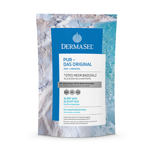 DERMASEL Totes Meer Badesalz Pur 500 g