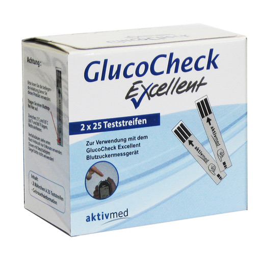 GLUCOCHECK Excellent Teststreifen 50 St