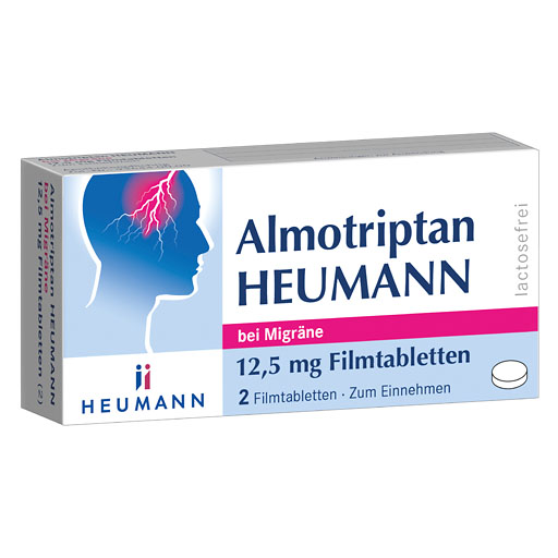 ALMOTRIPTAN Heumann bei Migräne 12,5 mg Filmtabl.* 2 St