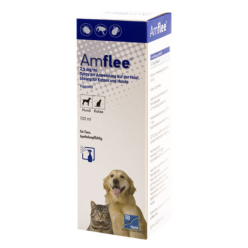 AMFLEE 2,5 mg/ml Spray Lösung f. Hunde/Katzen<sup> 6</sup>  100 ml