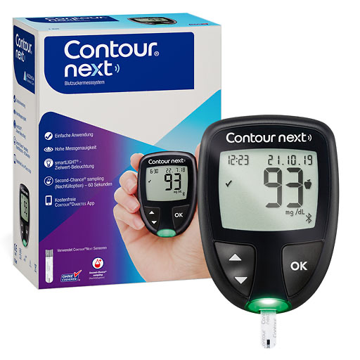 CONTOUR Next NEU Set Blutzuckermessgerät mg/dl 1 St