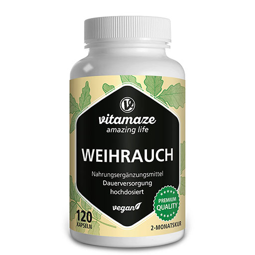 WEIHRAUCH 900 mg hochdosiert vegan Kapseln 120 St