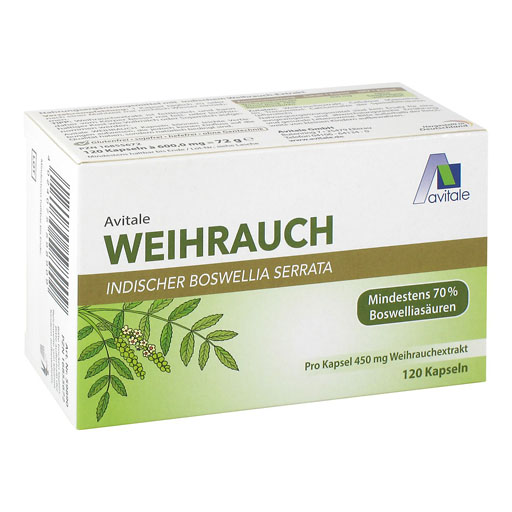 WEIHRAUCH 450 mg Boswellia Serrata Kapseln 120 St  