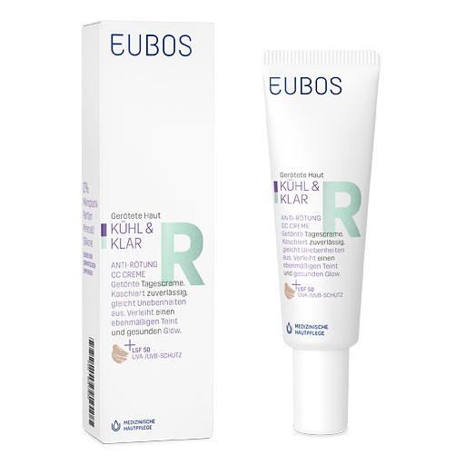 EUBOS KÜHL & KLAR Anti-Rötung CC Creme LSF 50 30 ml