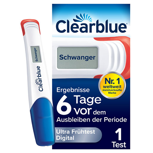 CLEARBLUE Schwangerschaftst. Ultra Frühtest digital 1 St