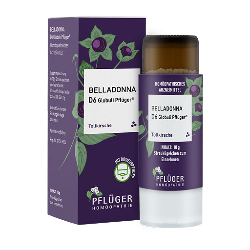 BELLADONNA D 6 Globuli Pflüger Dosierspender* 10 g