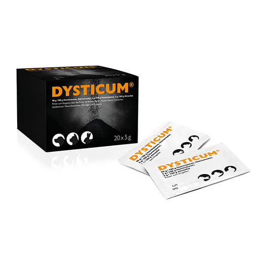 DYSTICUM Pulver zum Eingeben Beutel vet.<sup> 6</sup>  20x5 g
