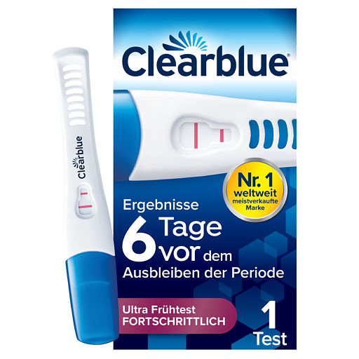 CLEARBLUE Schwangerschaftst.6 Tage vor 2 Hormone 1 St